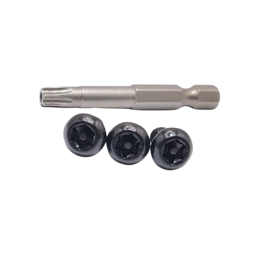 High Security Ignition Plate Screws - Anti-Theft/Anti-Hotwire