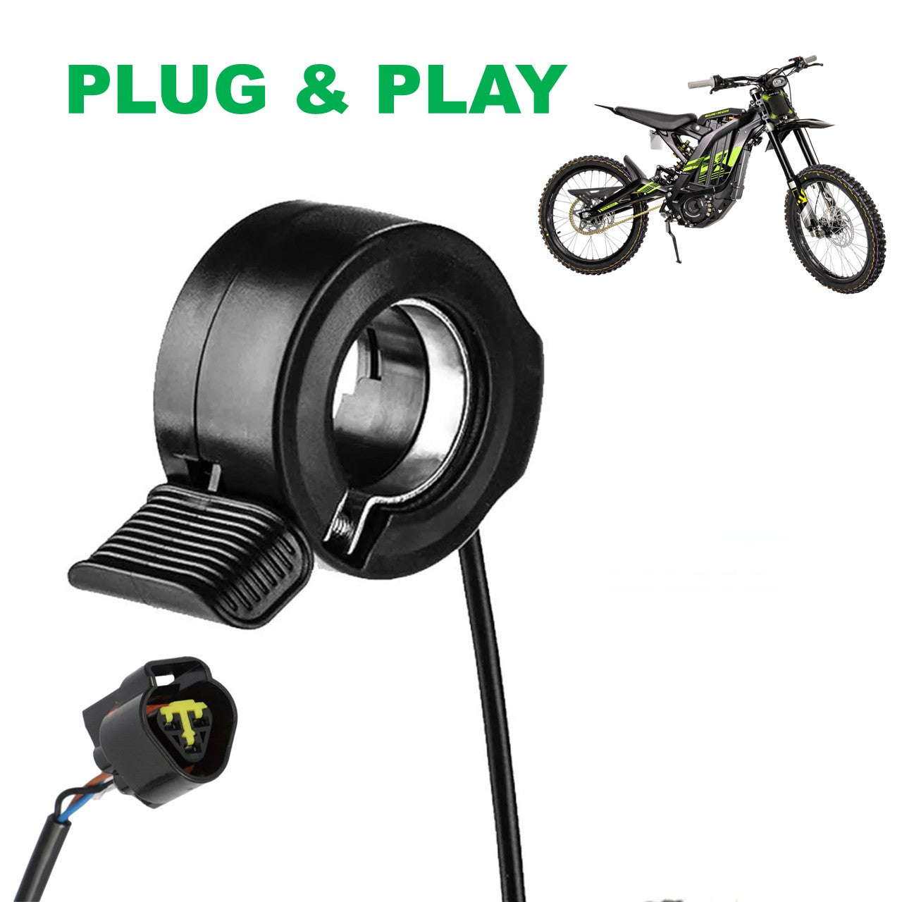 Surron Electric Thumb Throttle – MBZ Moto Surron Electric Thumb Throttle – MBZ Moto