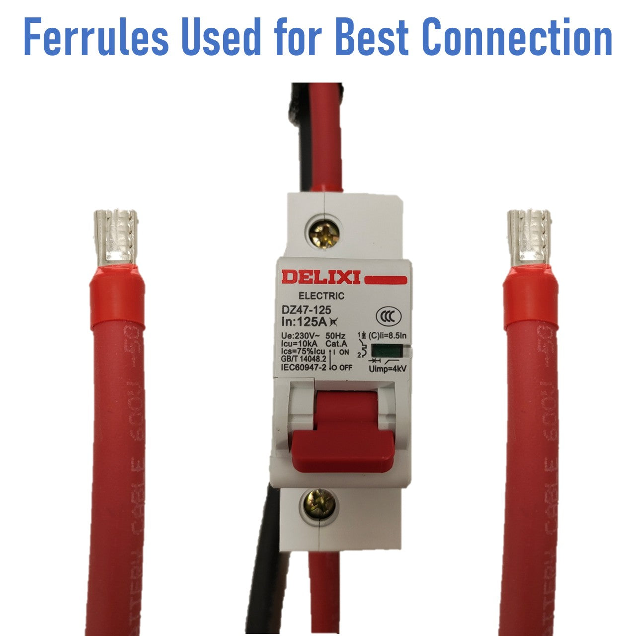Surron Main Power Cable w/ Breaker for 72V Battery 6AWG