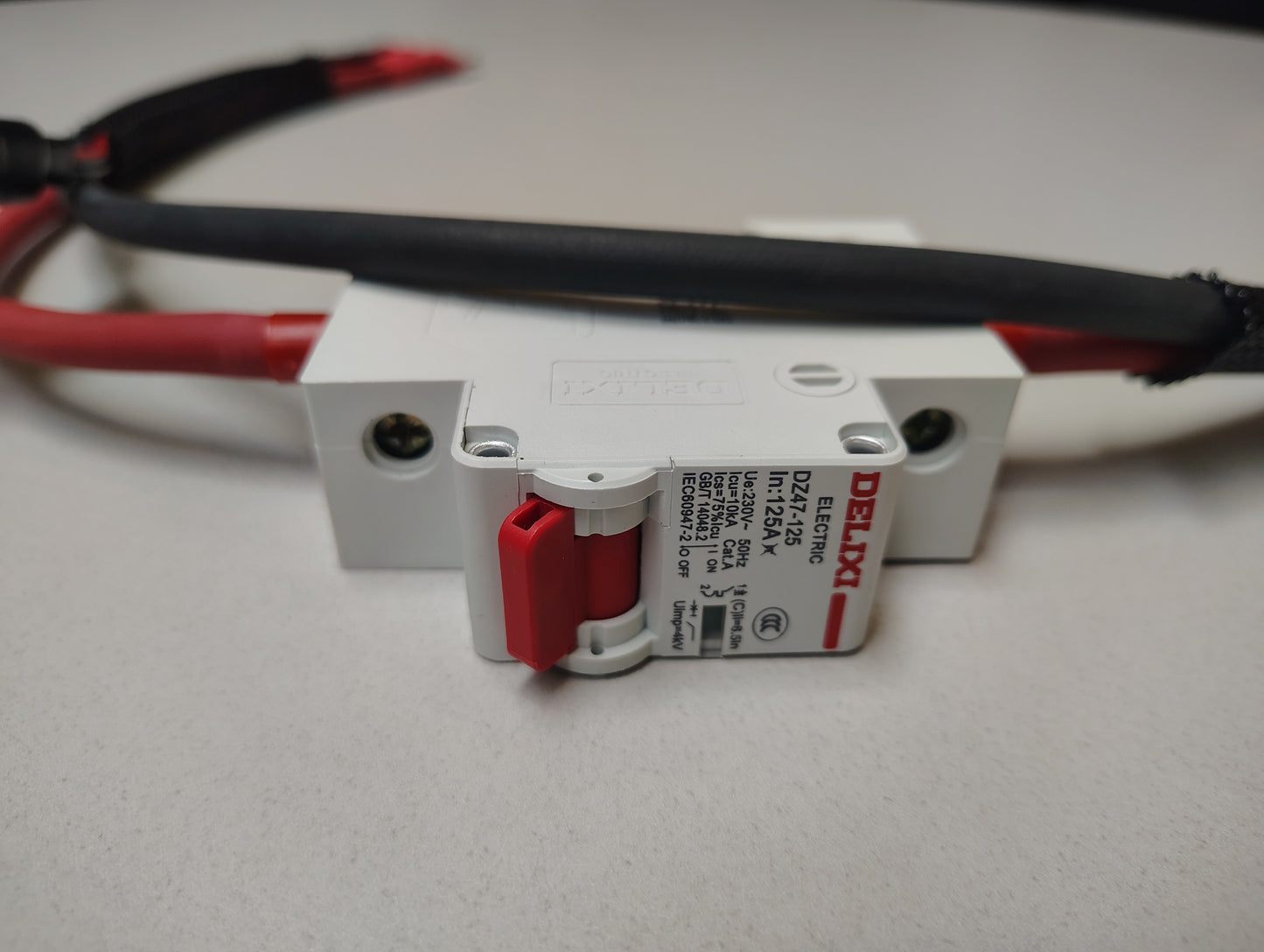 Surron Main Power Cable w/ Breaker for 72V Battery 6AWG