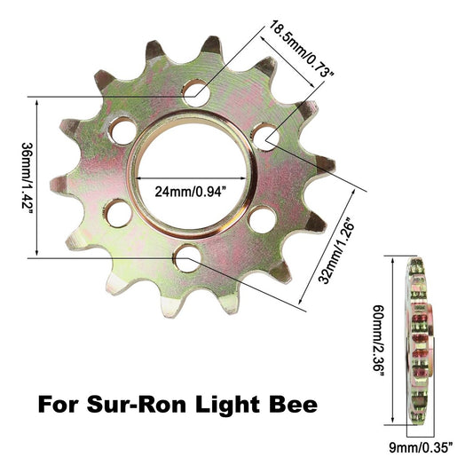 Surron Light Bee 14T Jackshaft Sprocket