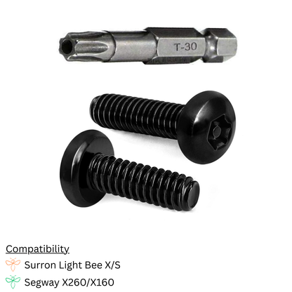 High Security Ignition Plate Screws - Anti-Theft/Anti-Hotwire