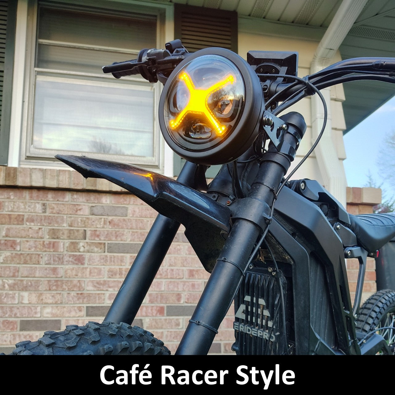 Custom E-Moto Headlight