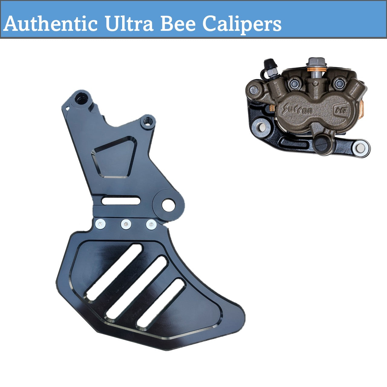 Ultra Bee Brake Conversion Kit - Rear Moto Brake Upgrade for Surron LBX/E-Ride Pro SS 2.0