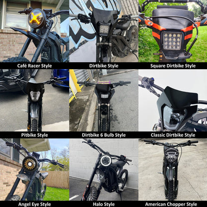 Custom E-Moto Headlight