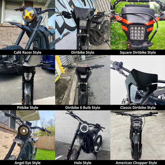 Custom E-Moto Headlight