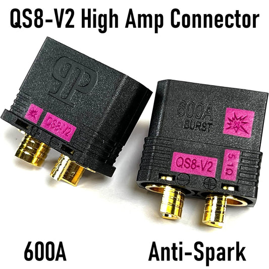 QS8-V2 Battery Connector 600A Gold-Plated Anti-Spark Plugs
