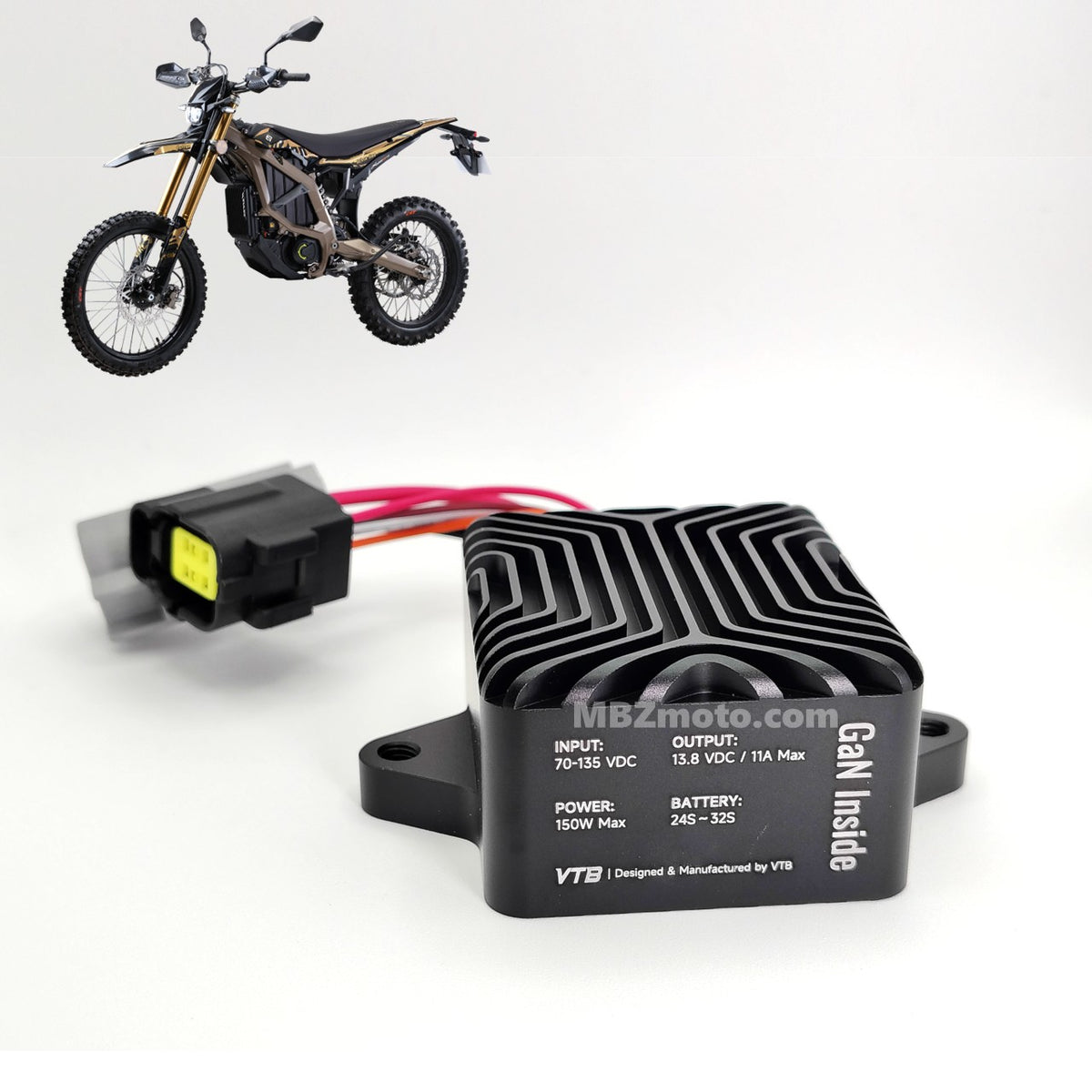 Actualización del convertidor de CC de 12 V de 150 W para Surron Ultra Bee