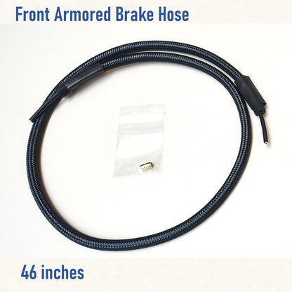 Armored Brake Hose for Mineral Oil E-Moto Brakes