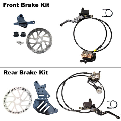 Ultra Bee Hybrid Brake Conversion Kit - Front and Rear Moto Brake Upgrade for Surron LBX