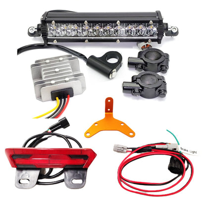 Tuttio Hardwired LED Headlight and Tail Light with Switch