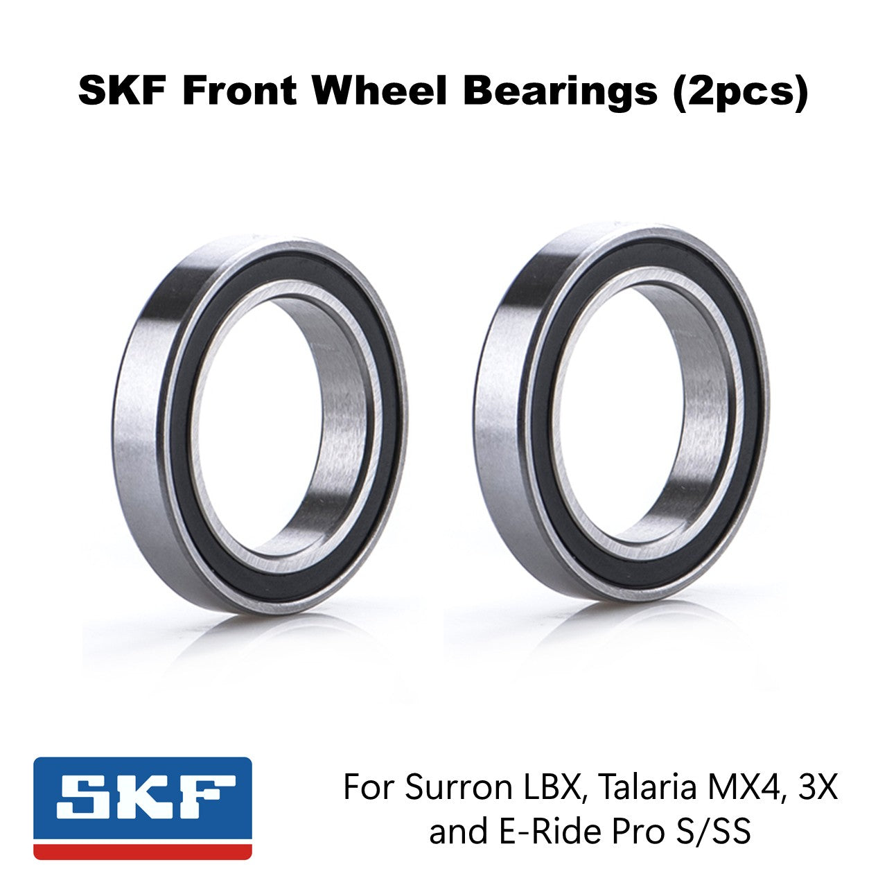 SKF Front Wheel Bearings for Surron, Talara, E-Ride Pro (Set of 2)
