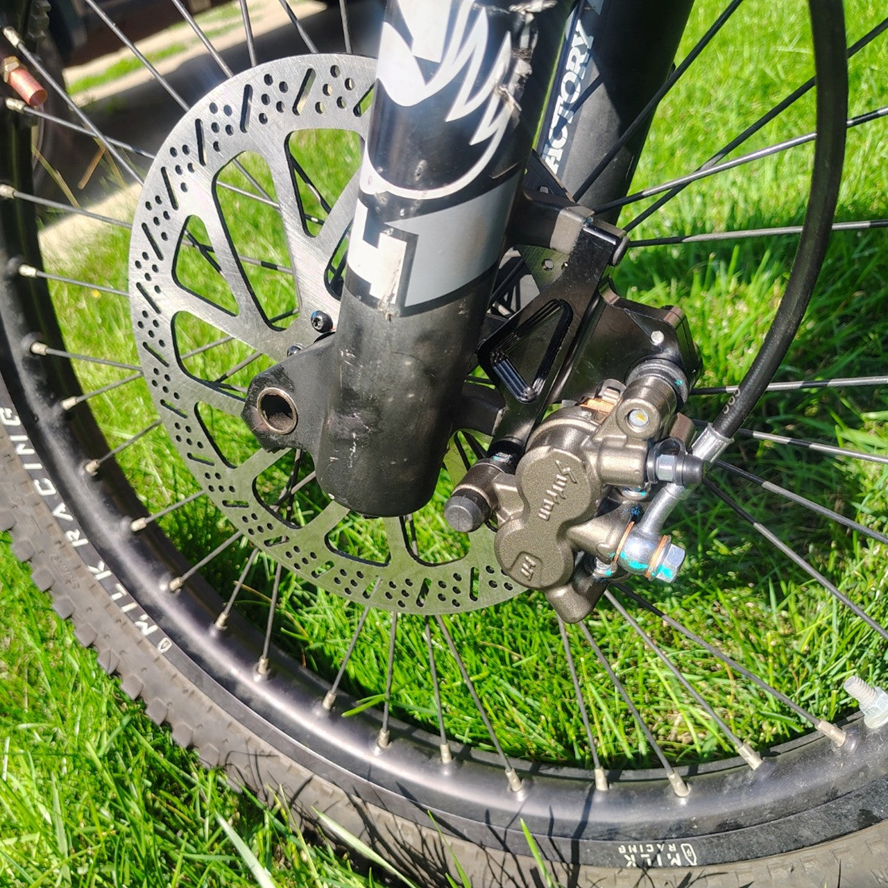 Ultra Bee Hybrid Brake Conversion Kit - Front and Rear Moto Brake Upgrade for Surron LBX