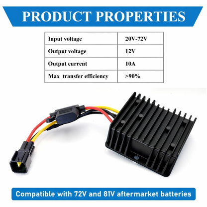 Surron Light Bee 12V DC Converter Upgrade (10A)