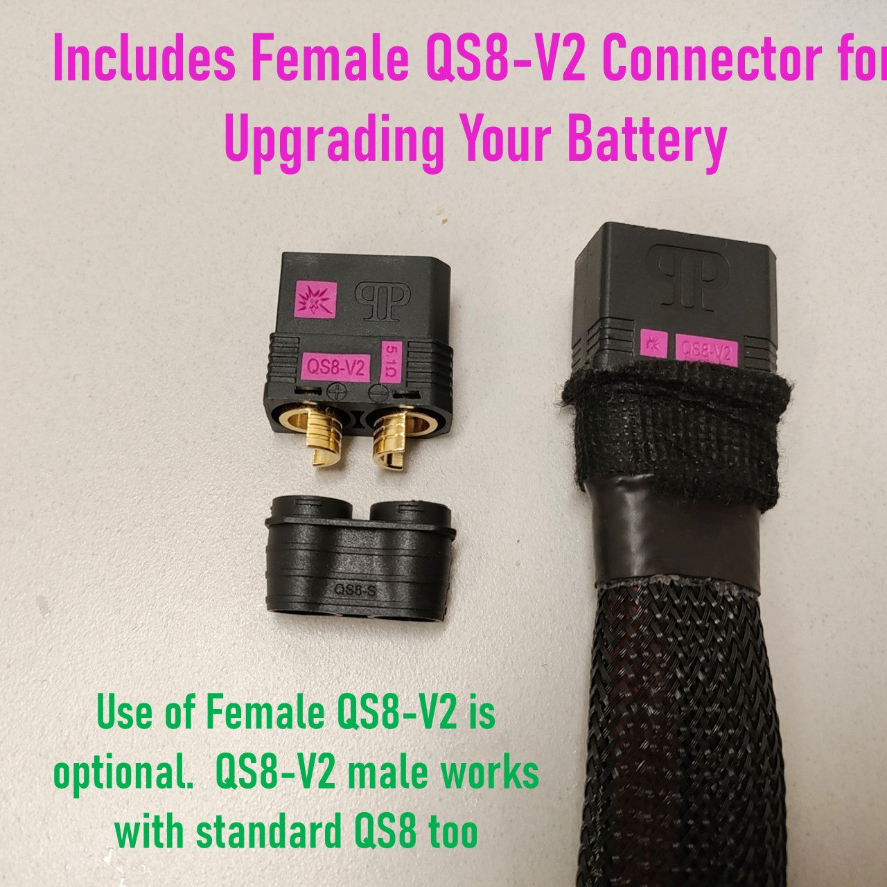 Surron Main Power Cable w/ Breaker for 72V Battery 6AWG