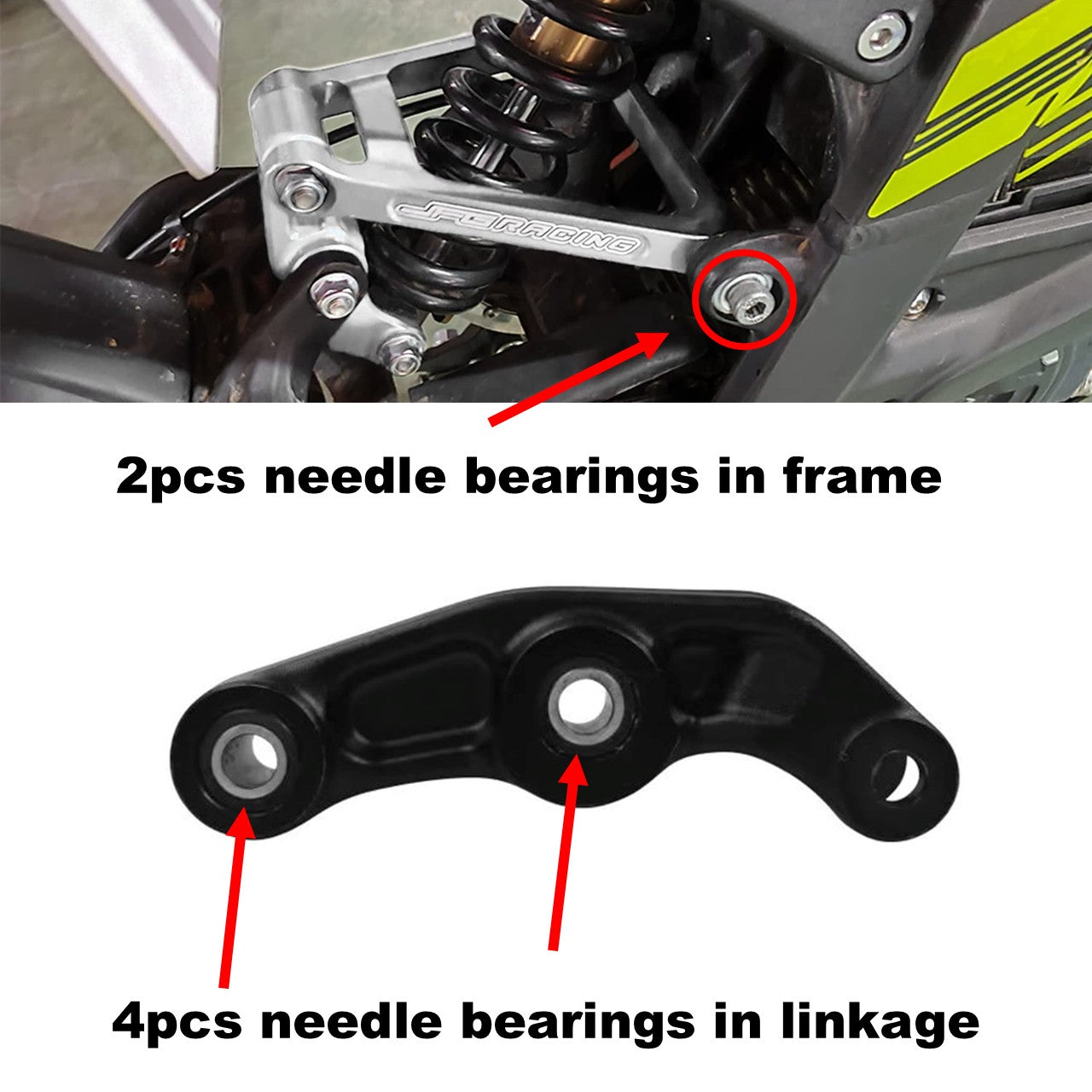 Suspension Linkage and Triangle SKF Bearings for Surron LBX