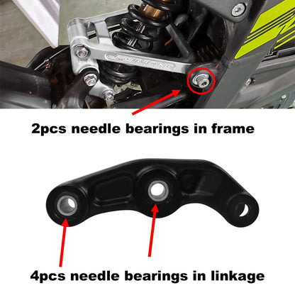 Suspension Linkage and Triangle SKF Bearings for Surron LBX