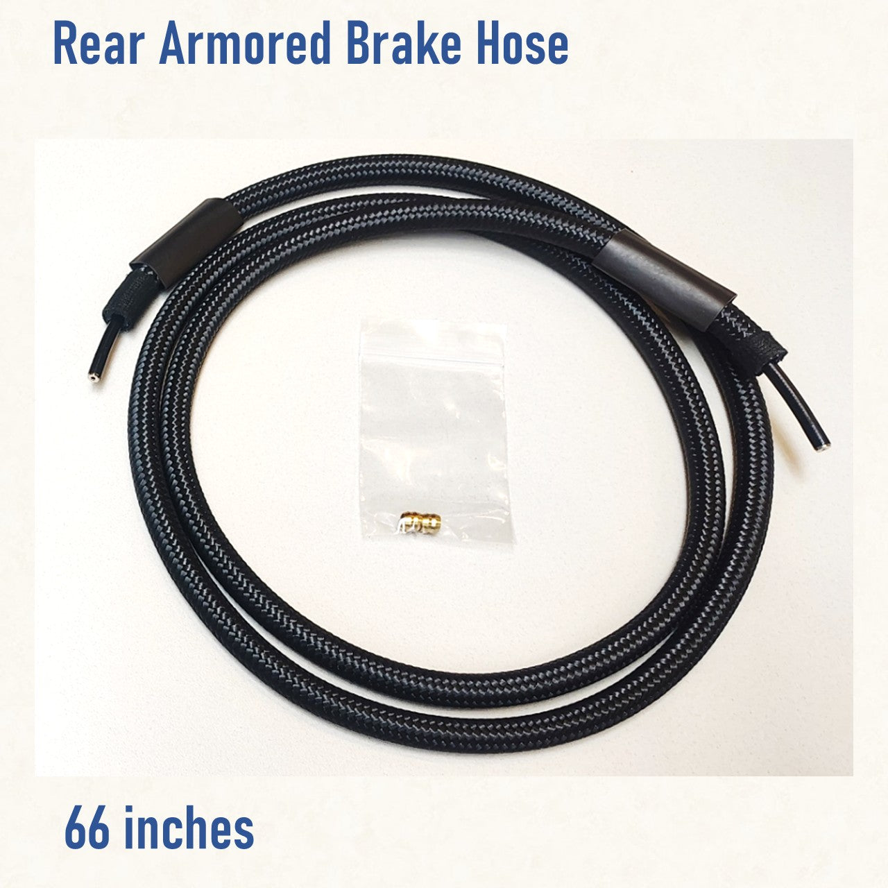 Armored Brake Hose for Mineral Oil E-Moto Brakes