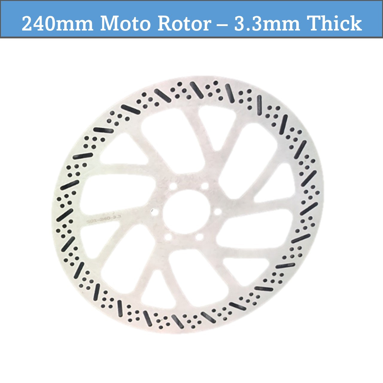 Surron LBX Moto Brake Mounting Bracket and Rotor - Rear