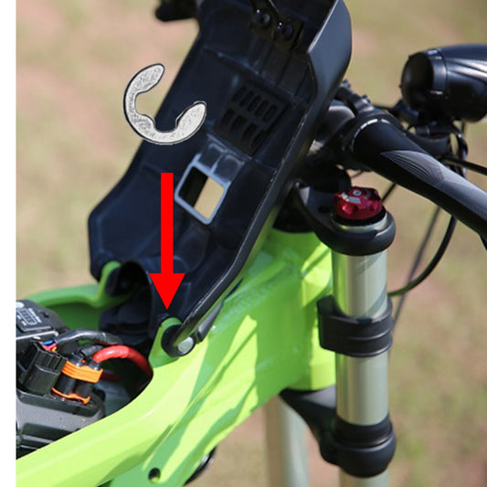 Surron Light Bee Battery Lid Pins and C-Clips