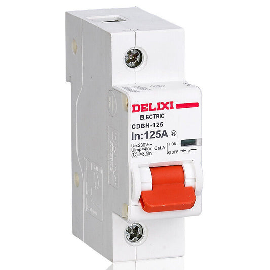 Breaker Upgrade for 72V Batteries - DZ47-125 1P 125A